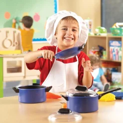 Educators Resource Learning Resources 13-Piece Pretend & Play Pro Chef Set* Kitchens & Play Food|Dress Up