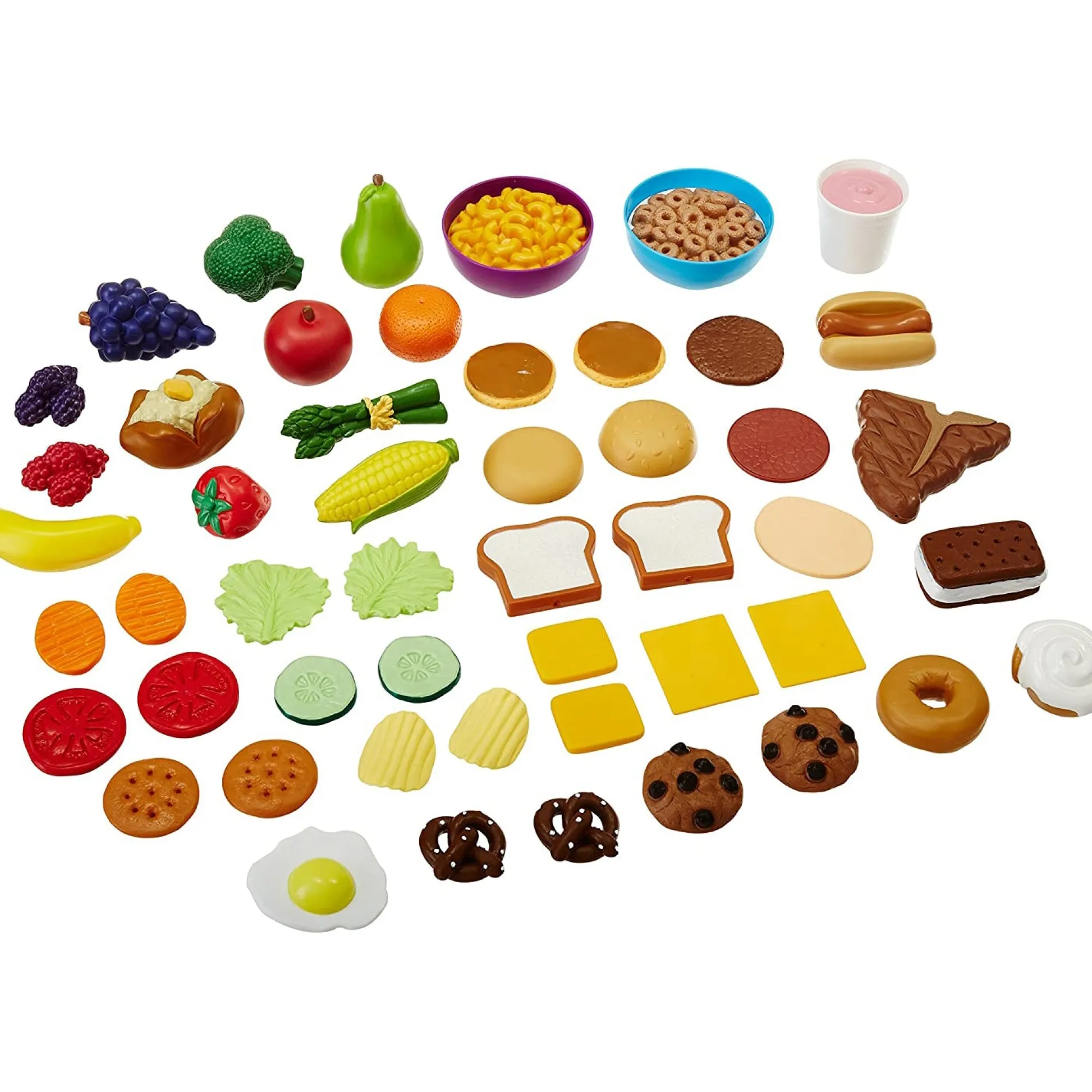 Educators Resource Learning Resources 50-Piece New Sprouts Play Food Set* Kitchens & Play Food|Dress Up