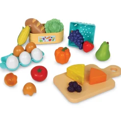 Educators Resource Learning Resources 27-Piece New Sprouts Fresh Market Set* Kitchens & Play Food|Dress Up