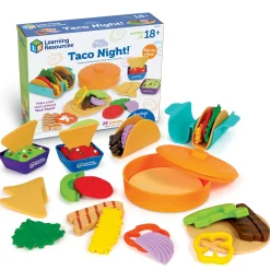 Educators Resource Learning Resources 28-Piece New Sprouts Taco Play Set* Kitchens & Play Food|Dress Up