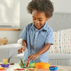 Educators Resource Learning Resources 28-Piece New Sprouts Taco Play Set* Kitchens & Play Food|Dress Up