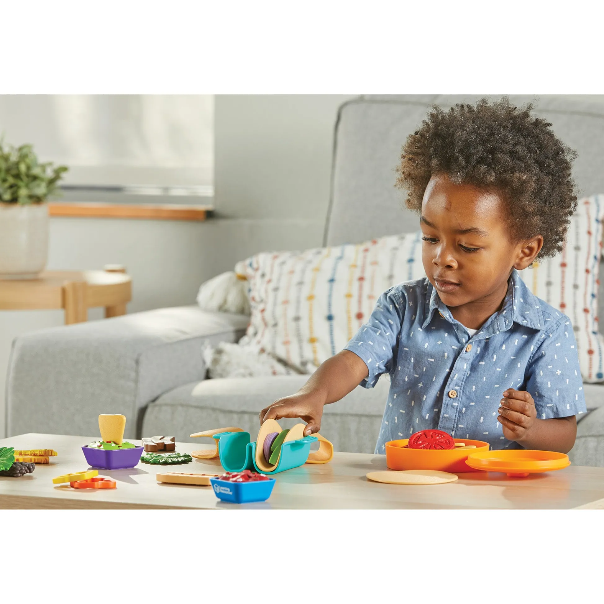 Educators Resource Learning Resources 28-Piece New Sprouts Taco Play Set* Kitchens & Play Food|Dress Up