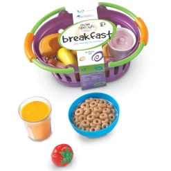 AreYouGame Learning Resources 18-Piece New Sprouts Breakfast Basket* Kitchens & Play Food|Social & Emotional Skills