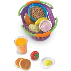 AreYouGame Learning Resources 18-Piece New Sprouts Breakfast Basket* Kitchens & Play Food|Social & Emotional Skills