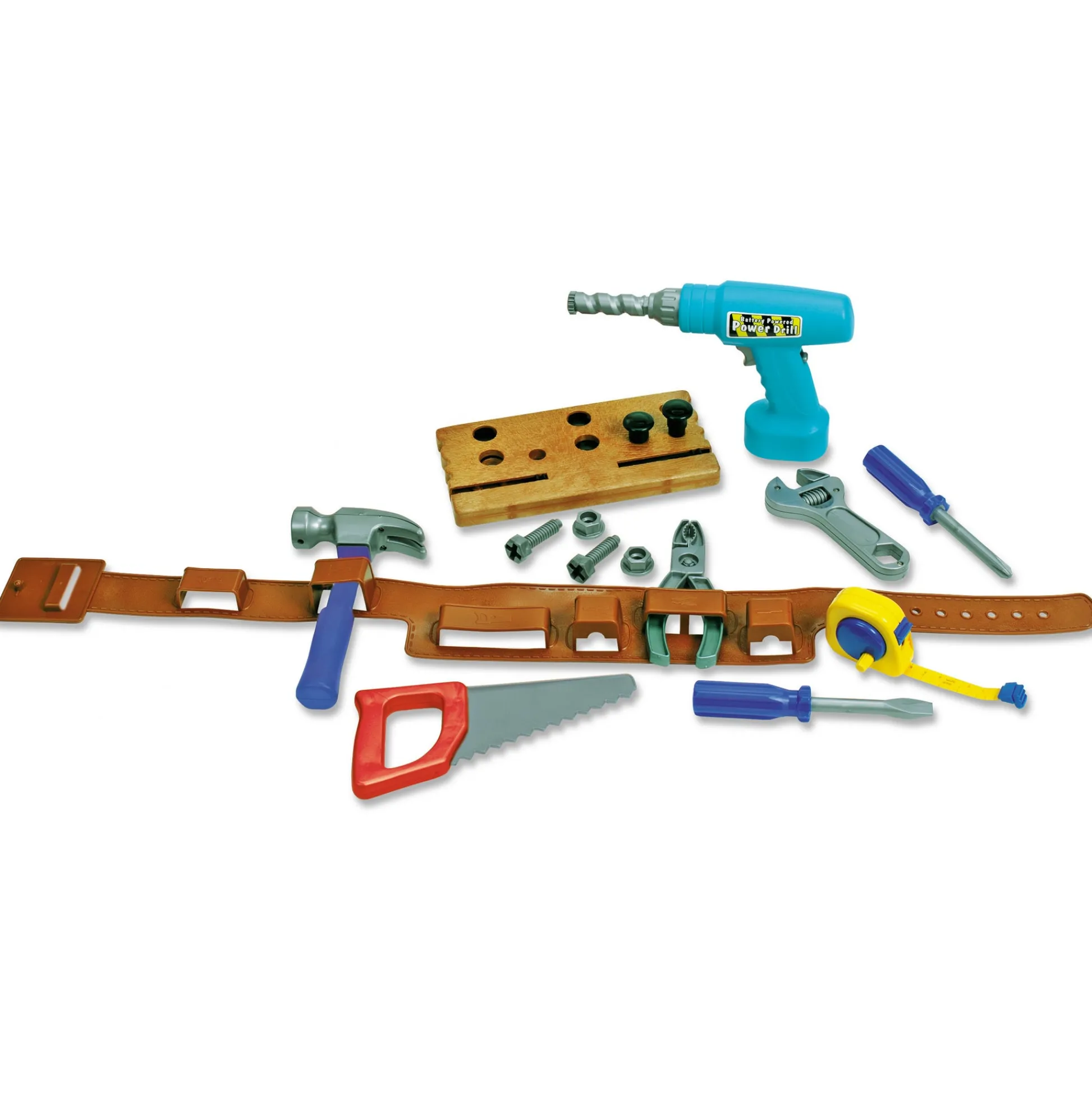 Educators Resource Learning Resources 20-Piece Pretend & Play Work Belt Tool Set* Tools & Workshops|Dress Up