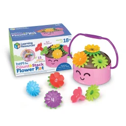 Educators Resource Learning Resources Poppy the Count & Stack Flower Pot - Interactive Educational Toy* Preschool Education Toys & Activities