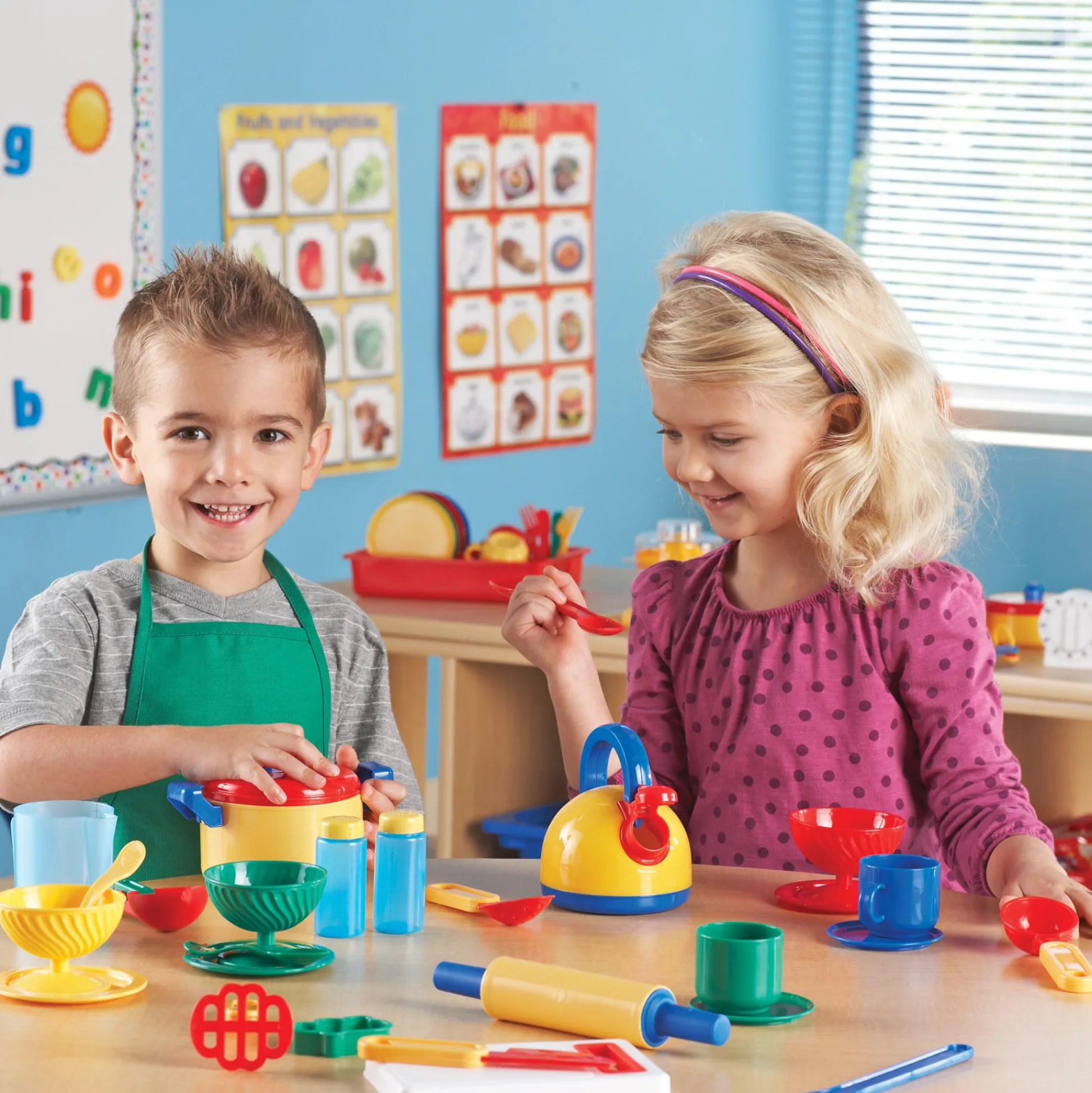 Educators Resource Learning Resources Pretend & Play Deluxe Kitchen Set* Kitchens & Play Food|Dress Up