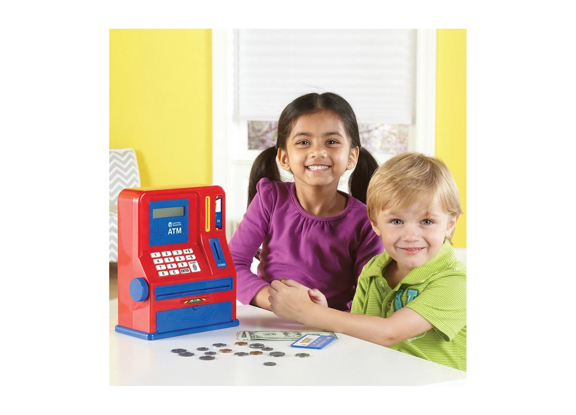 AreYouGame Learning Resources Pretend & Play Teaching ATM Bank - Interactive Educational Toy* Preschool Education Toys & Activities