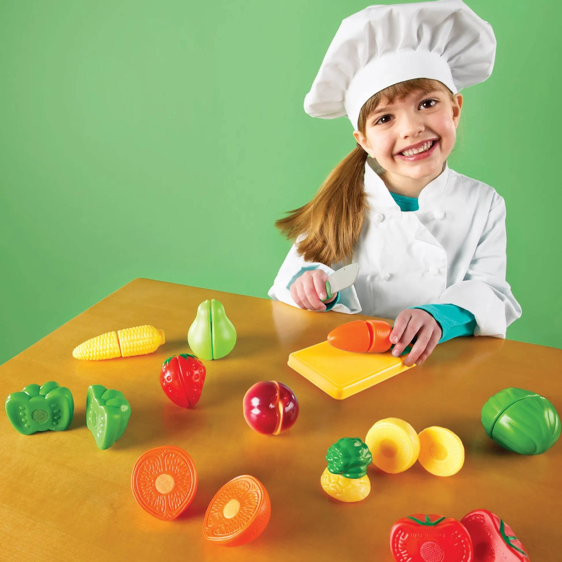 Educators Resource Learning Resources Pretend & Play Sliceable Fruits & Veggies Set* Kitchens & Play Food|Dress Up