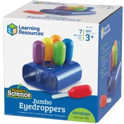 Educators Resource Learning Resources Primary Science Jumbo Eyedroppers Set with Stand* Preschool Education Toys & Activities