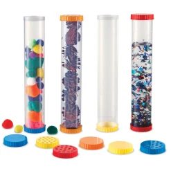 Educators Resource Learning Resources Primary Science Sensory Tubes - Colorful Exploration Set of 4* Preschool Education Toys & Activities