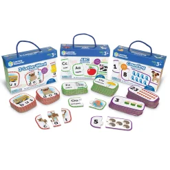 Educators Resource Learning Resources Puzzle Cards - Educational Set for Kids - 71 Pieces* Puzzles
