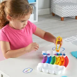 Educators Resource Learning Resources Rainbow Sorting Trays - Educational Classroom Set* Preschool Education Toys & Activities