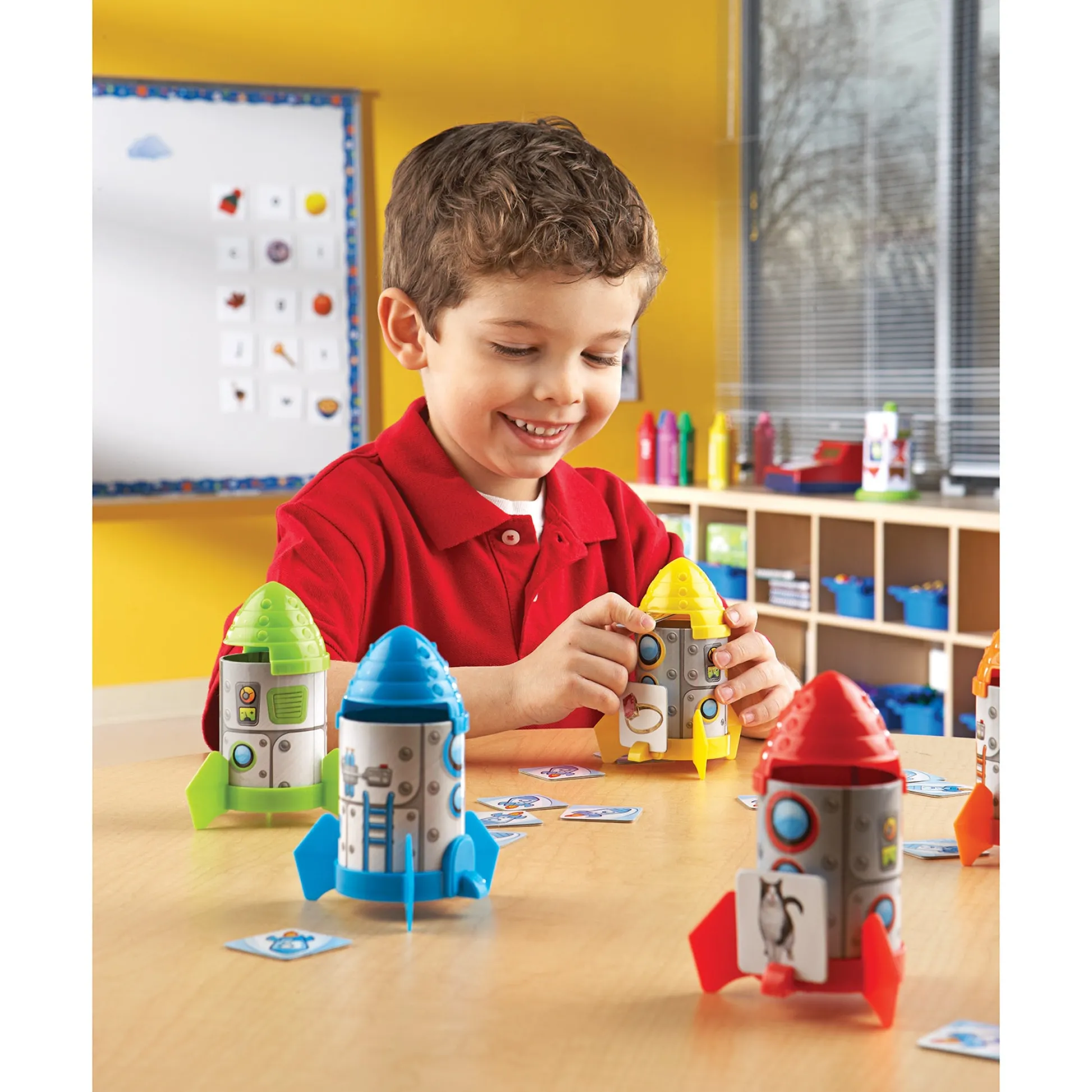 Educators Resource Learning Resources Rhyme & Sort Rockets - Educational Phonics Game* Preschool Education Toys & Activities