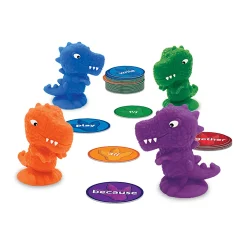 Educators Resource Learning Resources Sight Word Stomp - Dinosaur-Themed Reading Game* Preschool Education Toys & Activities