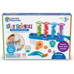 Educators Resource Learning Resources Silly Science - Colorful Germ Sorting Set* Preschool Education Toys & Activities