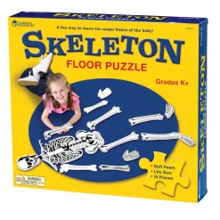 Educators Resource Learning Resources Skeleton Foam Floor Puzzle - Human Anatomy Educational Toy* Puzzles