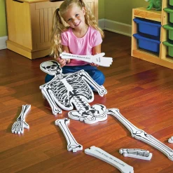Educators Resource Learning Resources Skeleton Foam Floor Puzzle - Human Anatomy Educational Toy* Puzzles