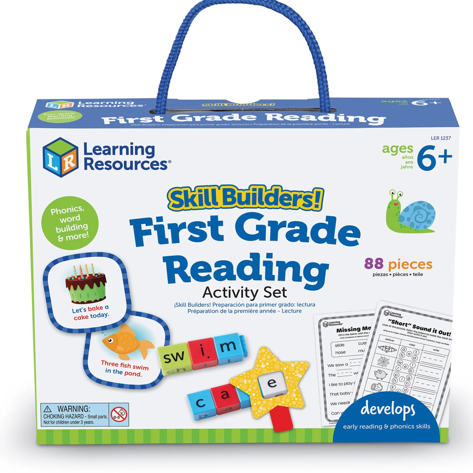 Educators Resource Learning Resources Skill Builders! 1st Grade Reading - Interactive Language Skills Set* Preschool Education Toys & Activities
