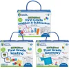 Educators Resource Learning Resources Skill Builders! 1st Grade Activities - 3-Pack Bundle for Reading, Math, and Shapes* Preschool Learning & Development Toys