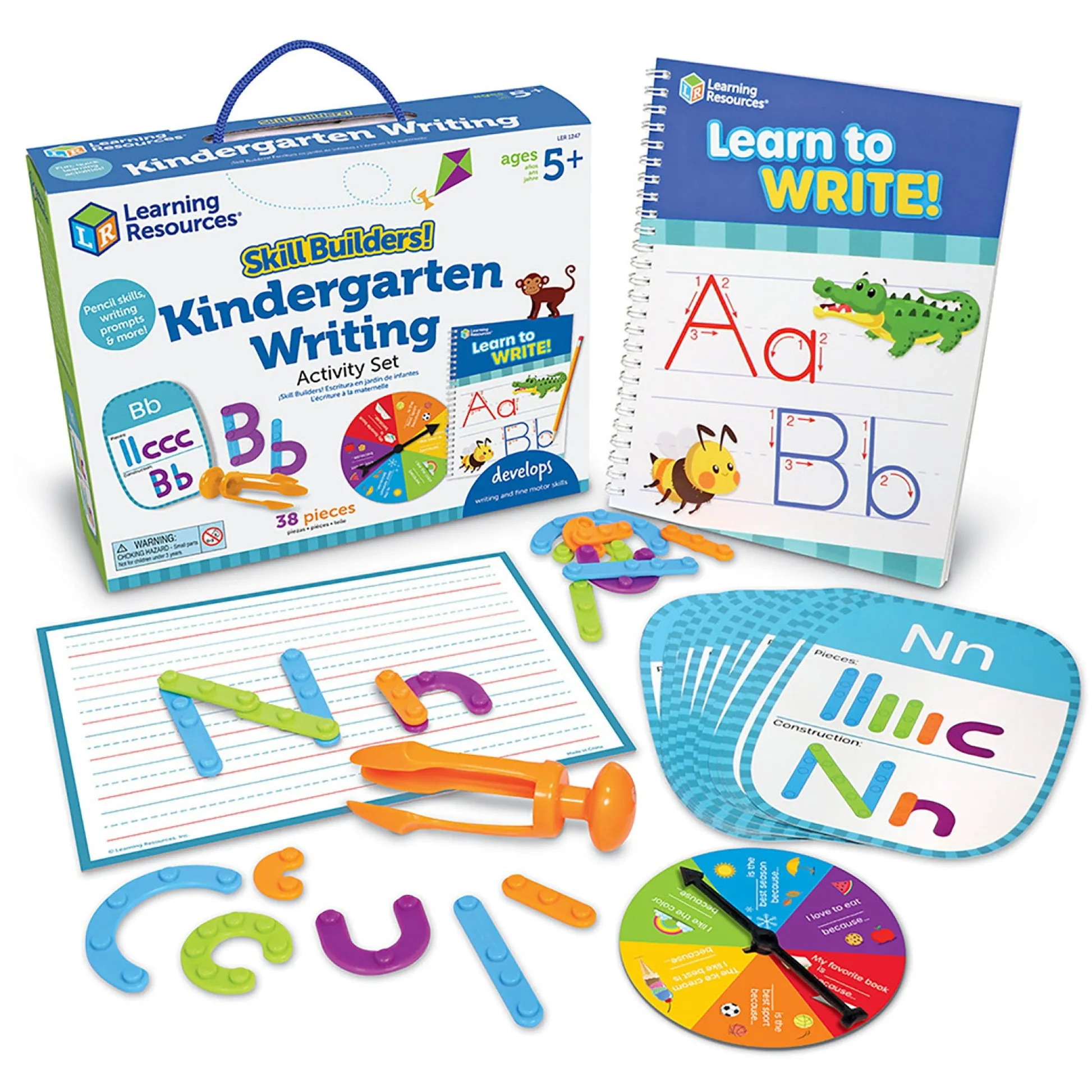 Educators Resource Learning Resources Skill Builders! - Kindergarten Writing Set - Educational Toy* Preschool Education Toys & Activities