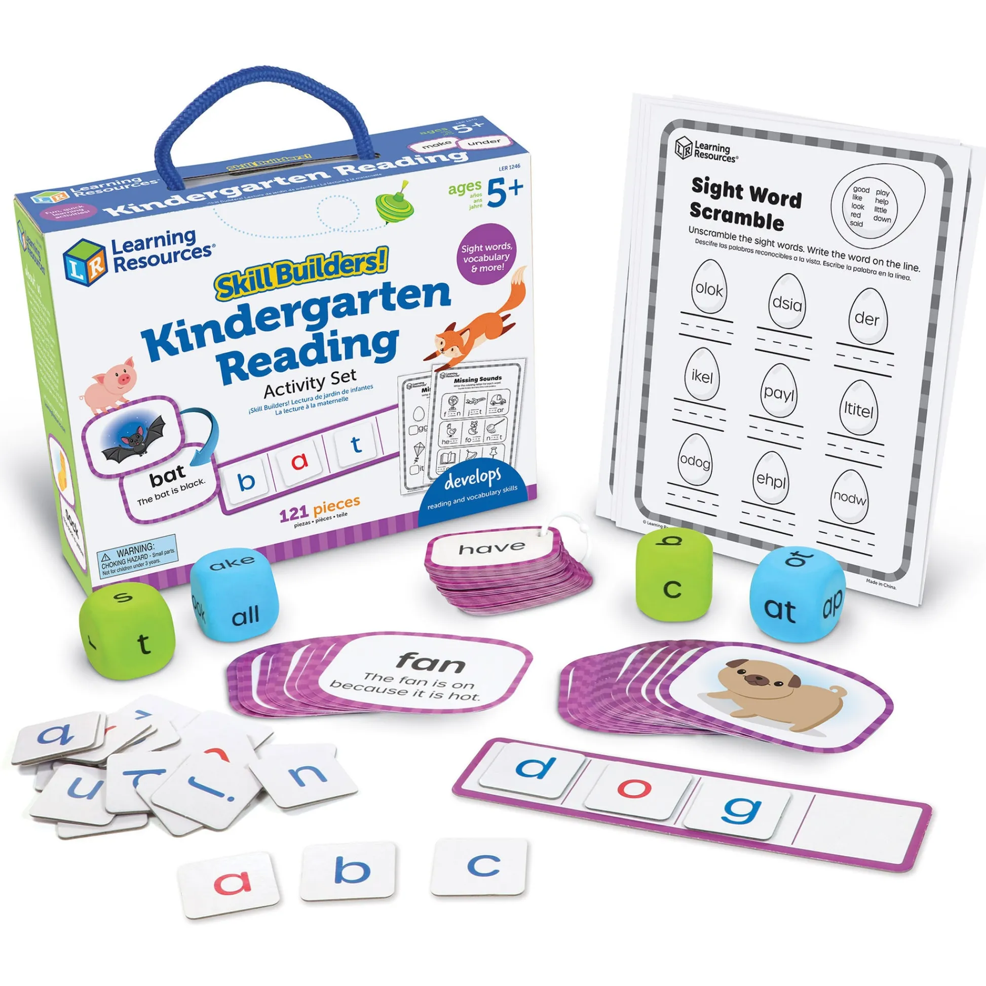 Educators Resource Learning Resources Skill Builders! - Kindergarten Reading Activity Set* Preschool Education Toys & Activities