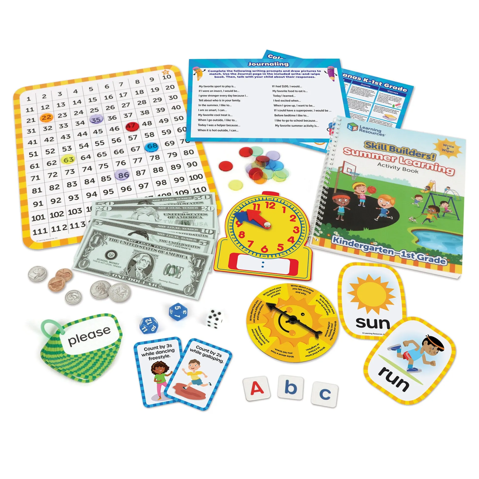 Educators Resource Learning Resources Skill Builders Summer Activity Kit - Transition from K to 1st* Preschool Education Toys & Activities