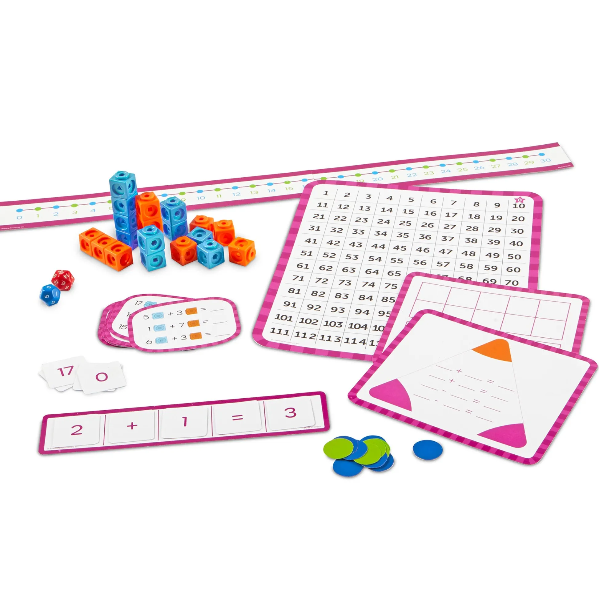 Educators Resource Learning Resources Skill Builders! 1st Grade Math Wizardry - Addition & Subtraction Kit* Math Toys|Math, Counting & Time