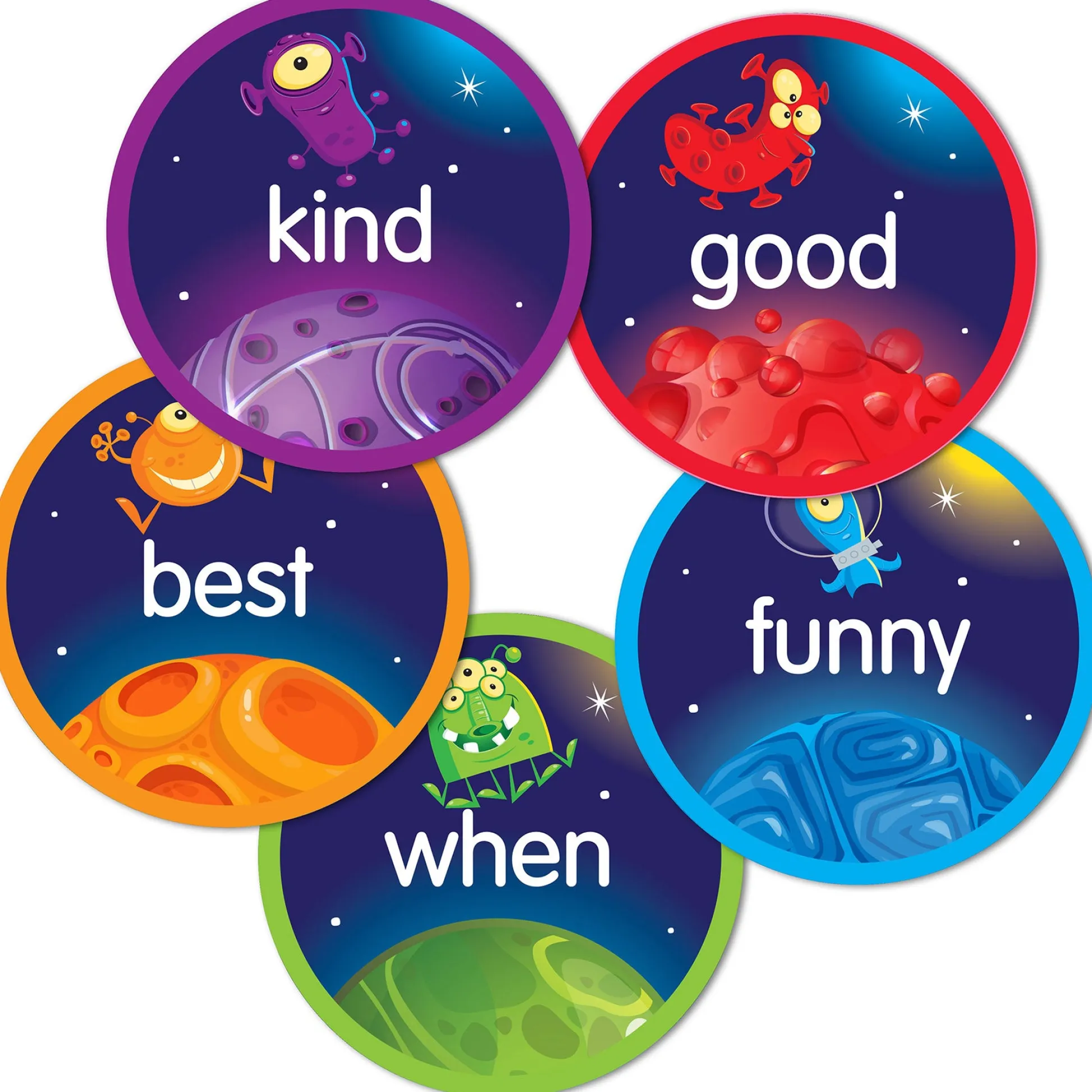 Educators Resource Learning Resources Slam Ships! Sight Words Game - UFO-Themed Educational Toy* Preschool Education Toys & Activities