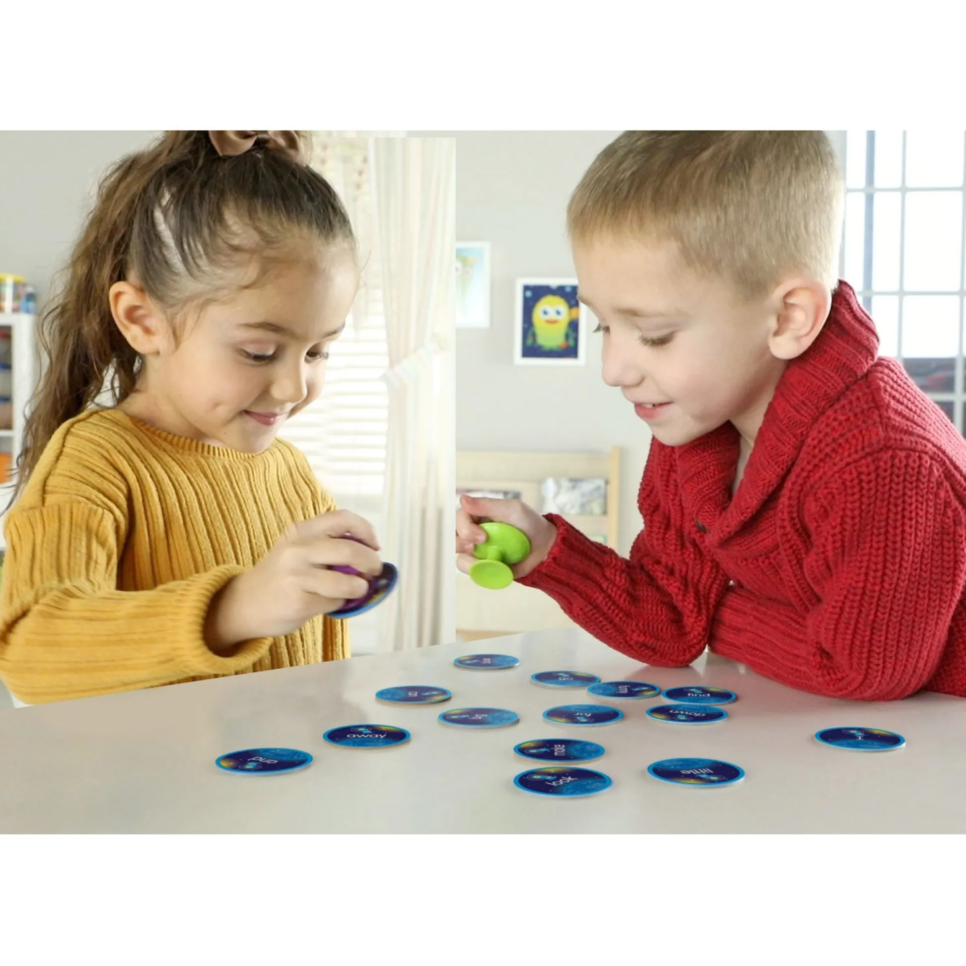 Educators Resource Learning Resources Slam Ships! Sight Words Game - UFO-Themed Educational Toy* Preschool Education Toys & Activities