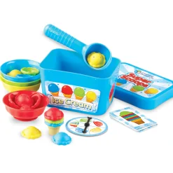 Educators Resource Learning Resources Smart Scoops Math Activity Set - Colorful Ice Cream Theme* Math Toys|Math, Counting & Time