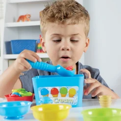 Educators Resource Learning Resources Smart Scoops Math Activity Set - Colorful Ice Cream Theme* Math Toys|Math, Counting & Time