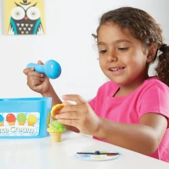 Educators Resource Learning Resources Smart Scoops Math Activity Set - Colorful Ice Cream Theme* Math Toys|Math, Counting & Time