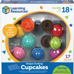 Educators Resource Learning Resources Smart Snacks - Shape Sorting Cupcakes - Educational Toy* Preschool Education Toys & Activities