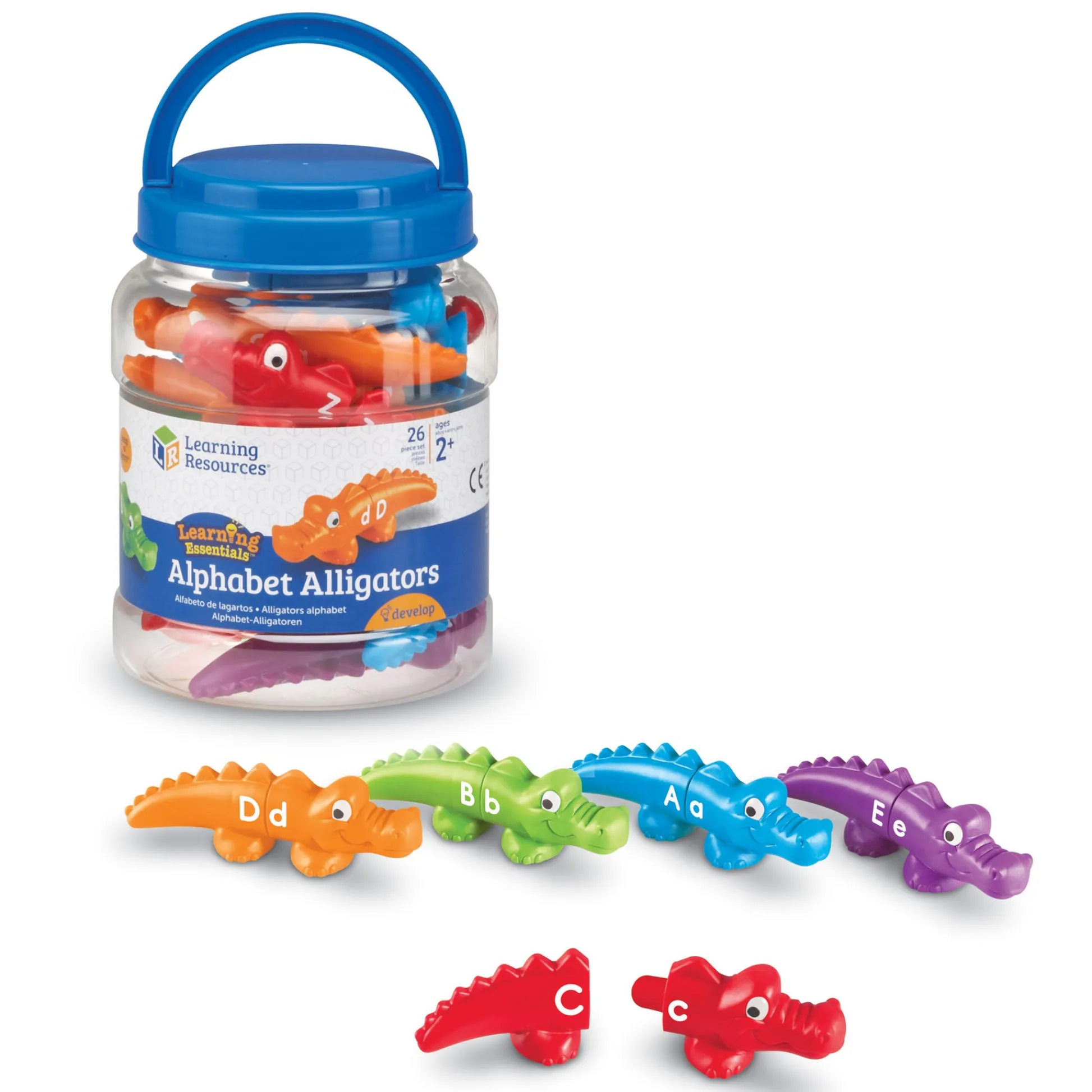 Educators Resource Learning Resources Snap-n-Learn Alpha Gators - Educational Alphabet Matching Toy* Preschool Education Toys & Activities