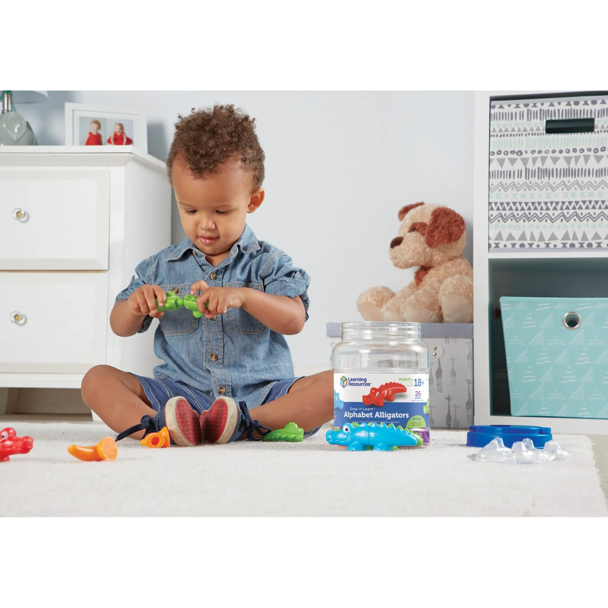Educators Resource Learning Resources Snap-n-Learn Alpha Gators - Educational Alphabet Matching Toy* Preschool Education Toys & Activities