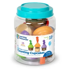 Educators Resource Learning Resources Snap-n-Learn Counting Cupcakes - Color & Number Fun* Preschool Education Toys & Activities