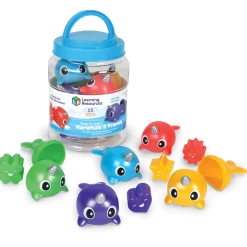 Educators Resource Learning Resources Snap-n-Learn Narwhals & Friends - Color & Shape Matching Toy* Preschool Education Toys & Activities