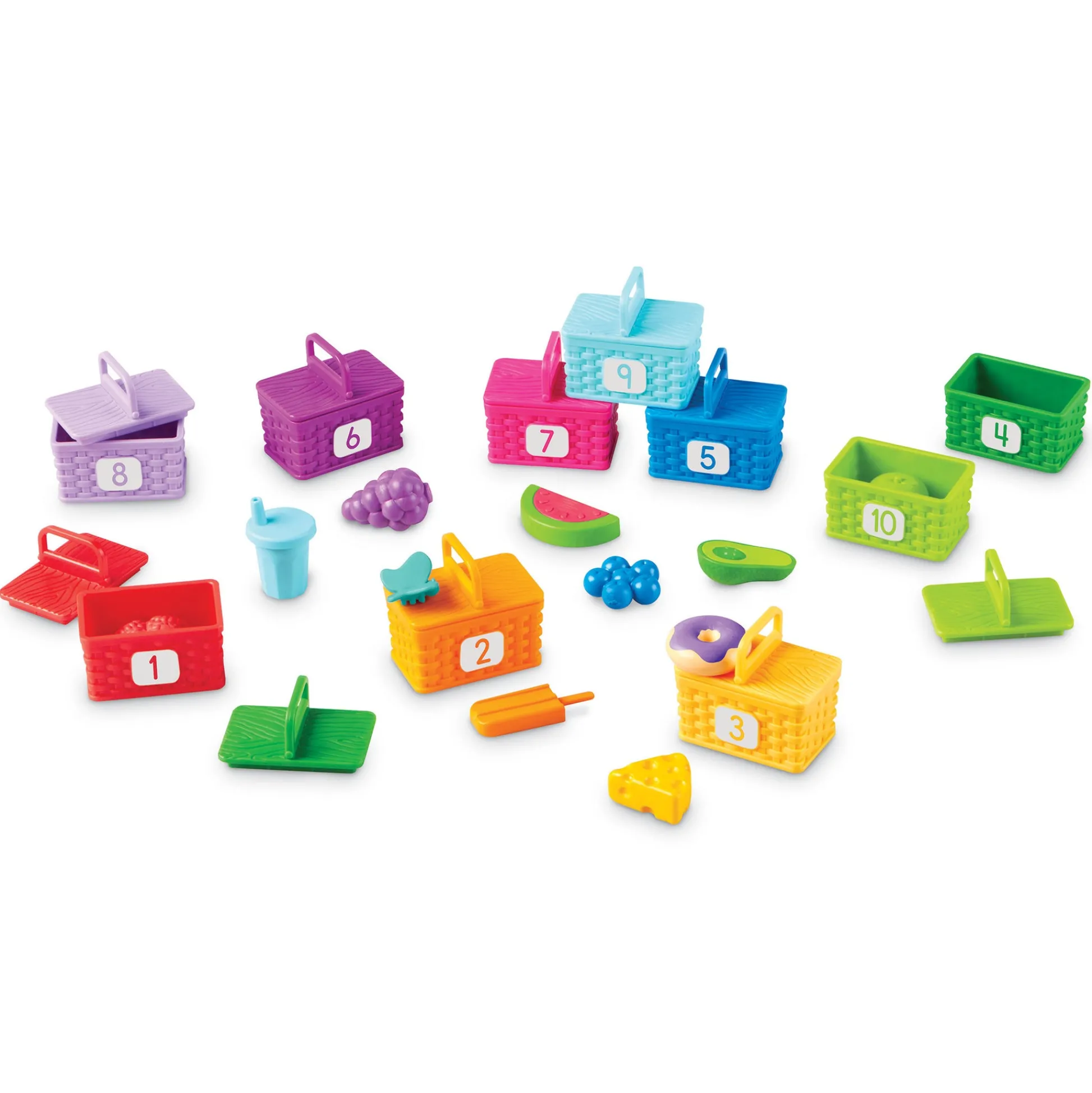 Educators Resource Learning Resources Sorting Picnic Baskets - Colorful Counting Fun* Preschool Education Toys & Activities