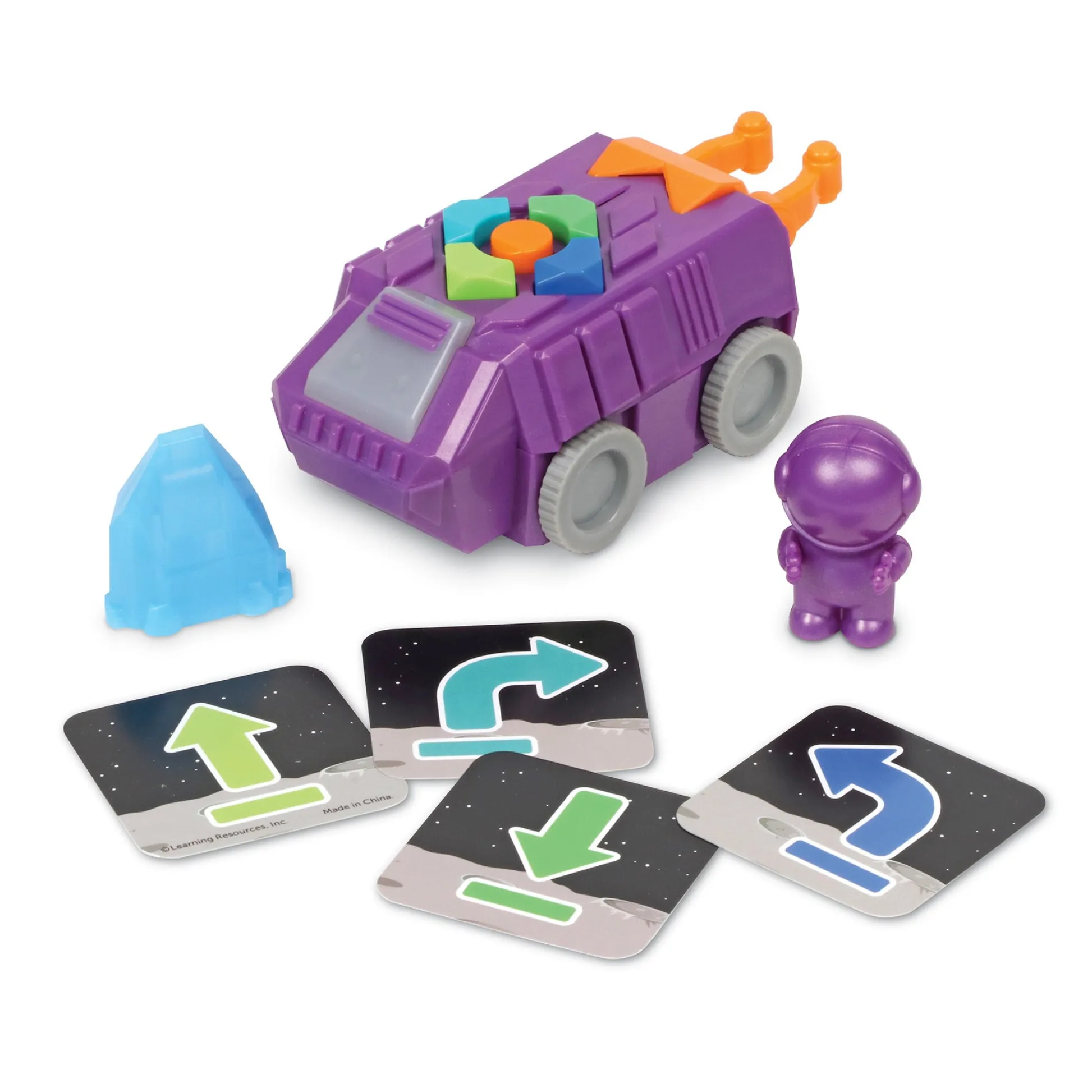 Educators Resource Learning Resources Space Rover Coding Set - Screen-Free Programming Adventure* Robotics & Coding