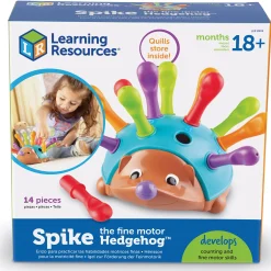 Educators Resource Learning Resources Spike the Fine Motor Hedgehog - Colorful Educational Toy* Preschool Education Toys & Activities