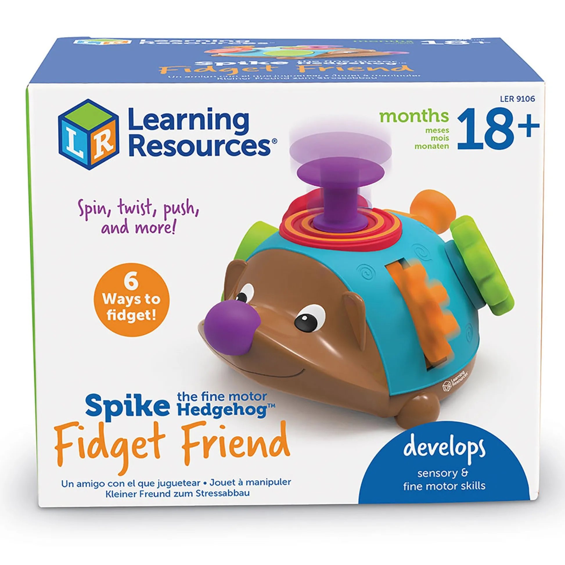 Educators Resource Learning Resources Spike the Fine Motor Hedgehole Fidget Friend* Preschool Education Toys & Activities