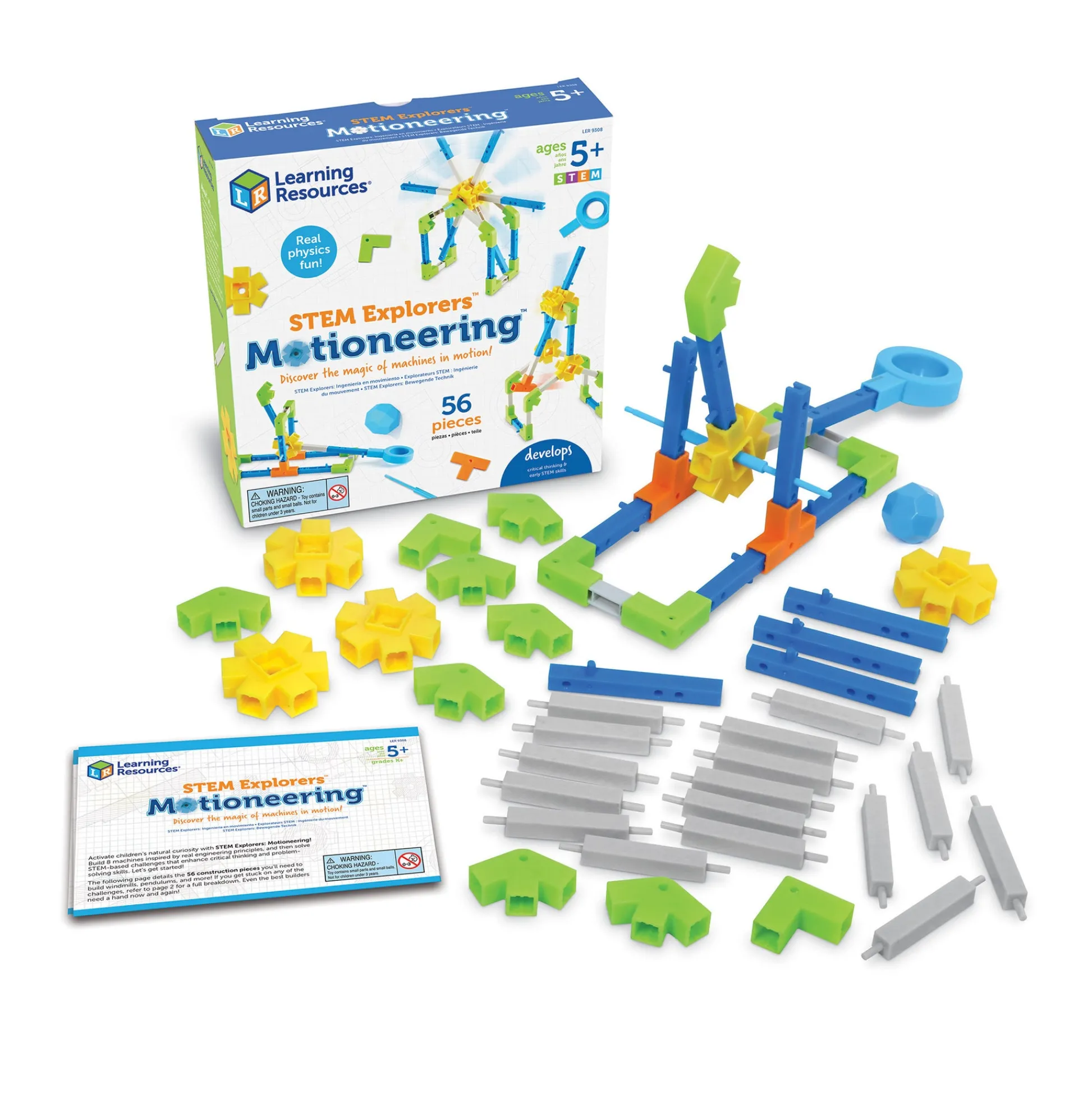 Educators Resource Learning Resources STEM Explorers Motioneering - Build & Learn Kit* Engineering Toys