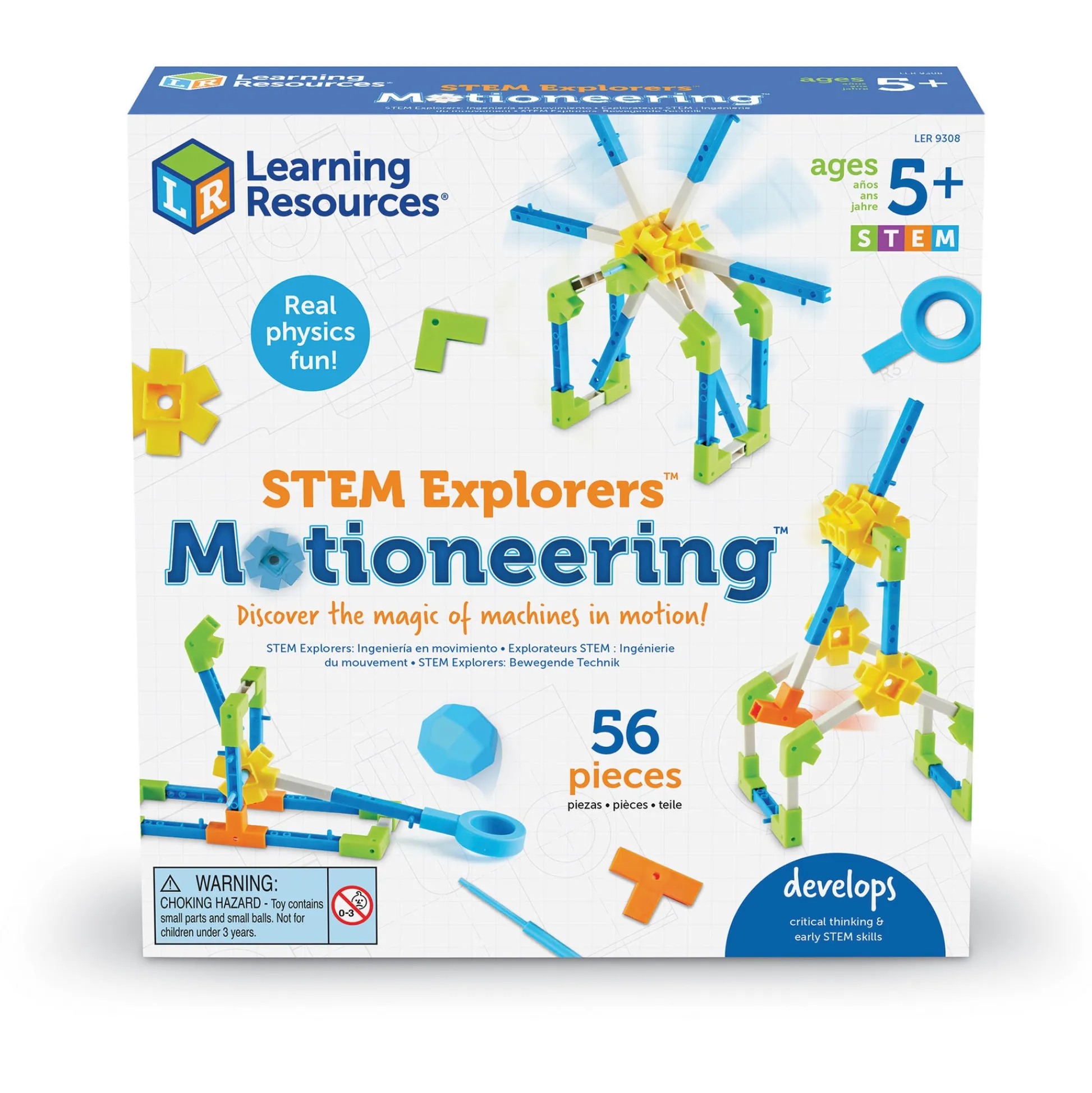 Educators Resource Learning Resources STEM Explorers Motioneering - Build & Learn Kit* Engineering Toys