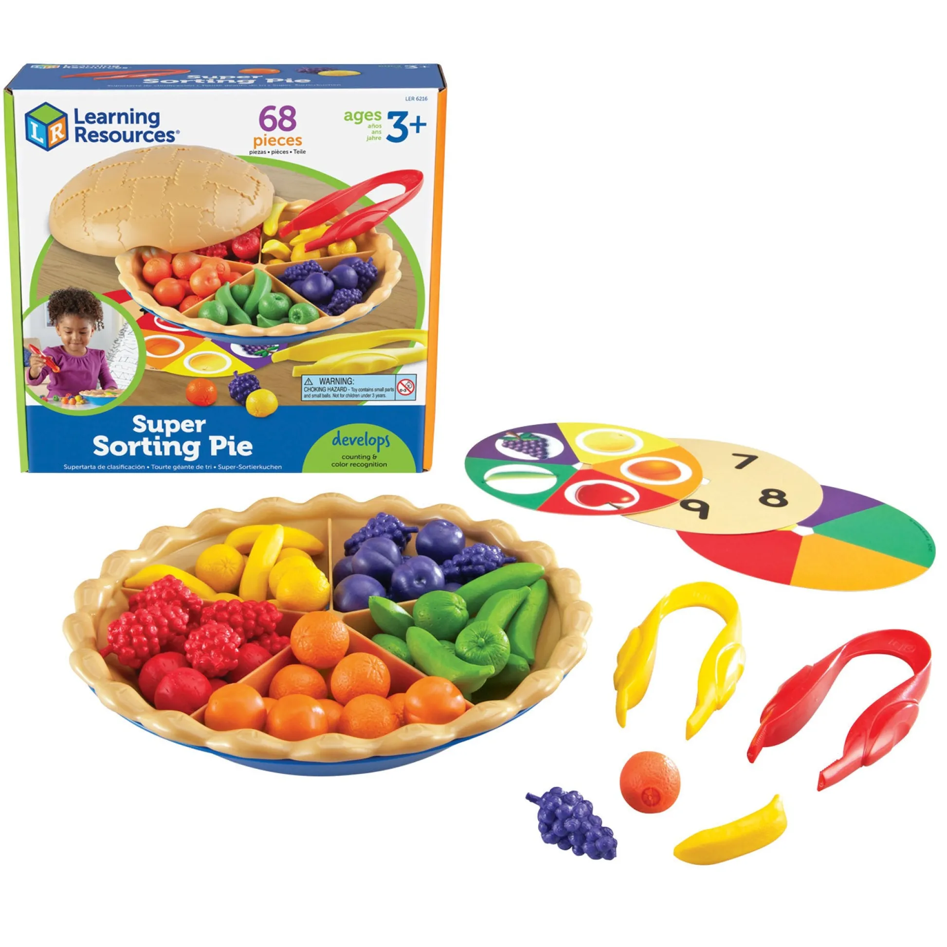Educators Resource Learning Resources Super Sorting Pie - Educational Counting & Sorting Toy* Preschool Education Toys & Activities