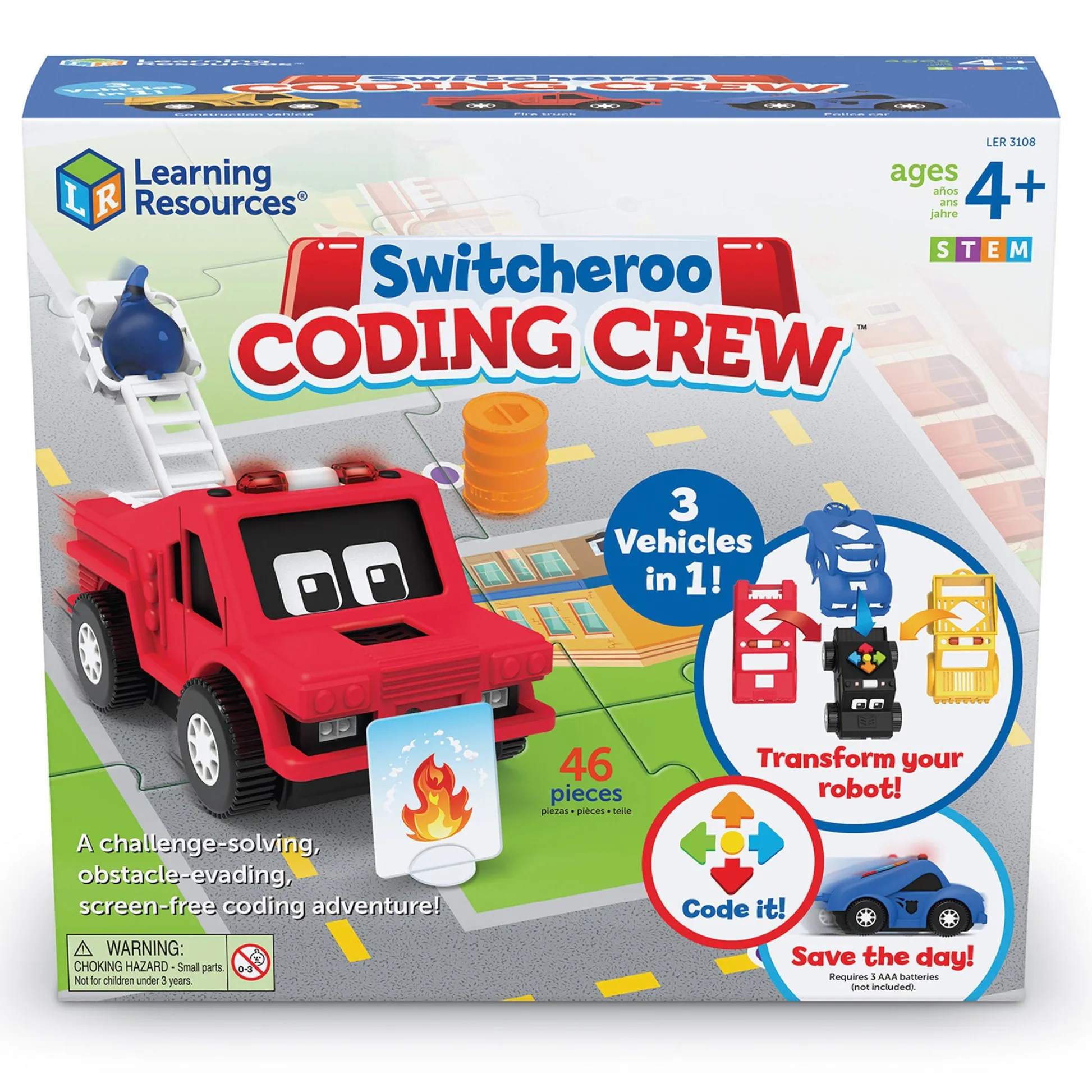 Educators Resource Learning Resources Switcheroo Coding Crew - STEM Toy for Toddlers* Preschool Education Toys & Activities