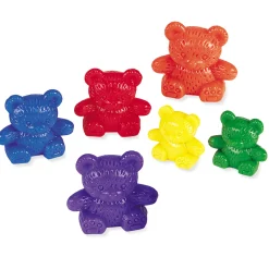 Educators Resource Learning Resources Three Bear Family Rainbow Counters - Colorful Educational Toy - Set of 96* Preschool Education Toys & Activities