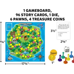 Educators Resource Learning Well Games Context Clues Pirate Treasure Game - Red Level 2.0-3.5* Role-Playing Games|Board Games