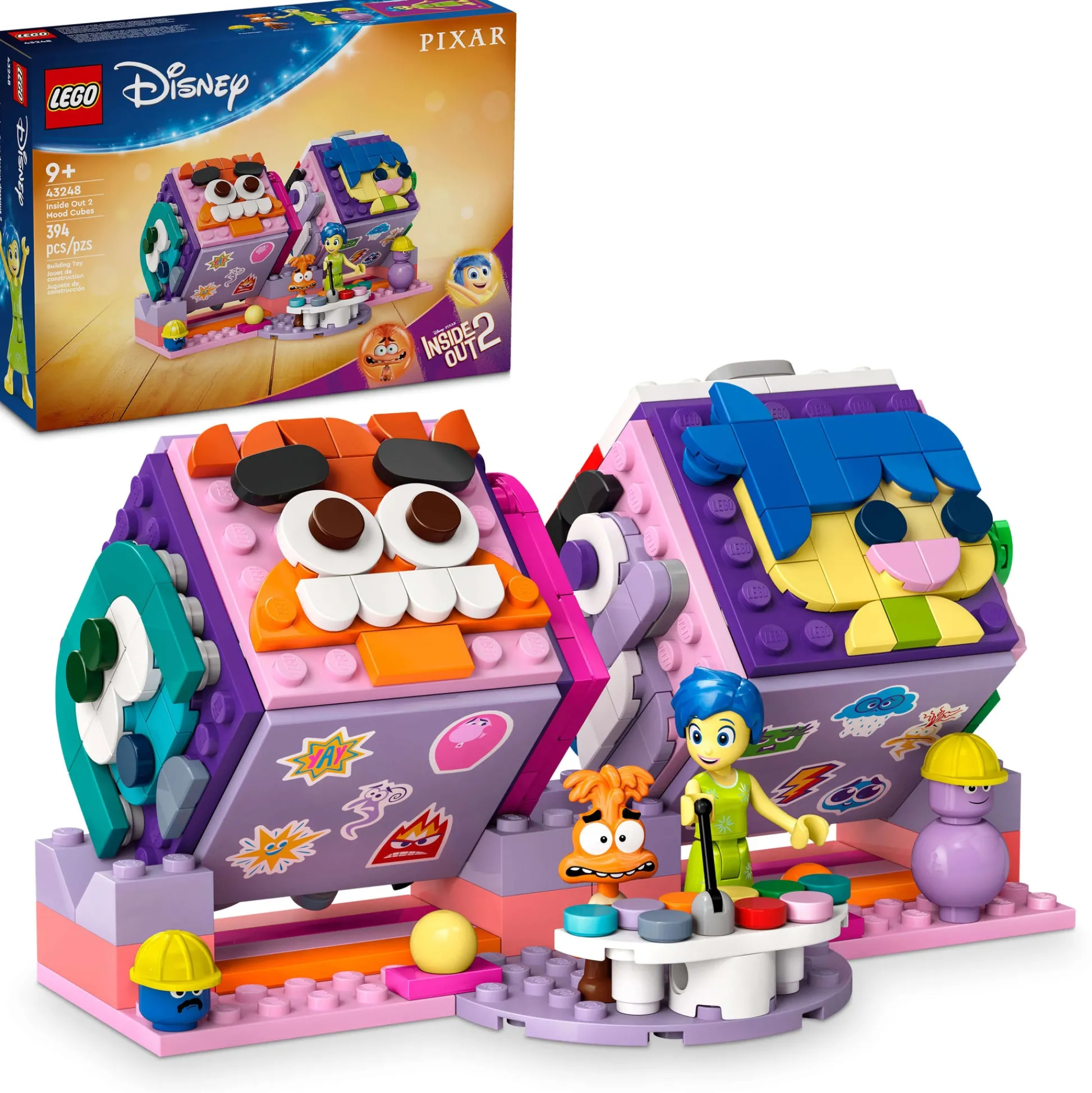 ToyHouse LEGO | Disney Inside Out 2 Mood Cubes from Pixar 43248 - Emotional Build & Play Set* Social & Emotional Skills|Lego Shop