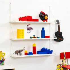 Flat River Group LEGO Bright Red Storage Brick 4 - Stackable Organizer* Tables, Storage & Accessories|Lego Shop